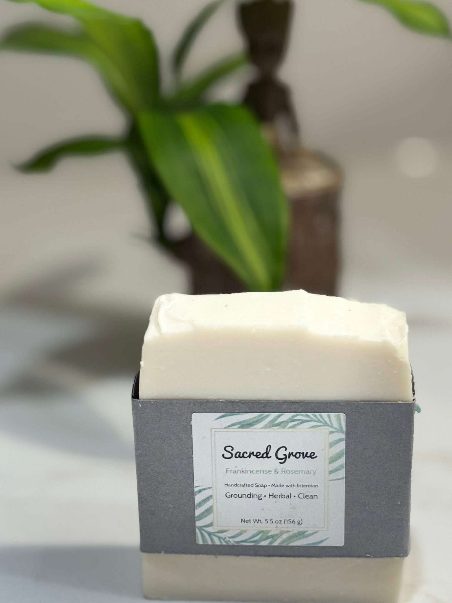 Frankincense & Rosemary Soap – Sacred Grove | Handmade Herbal Bar