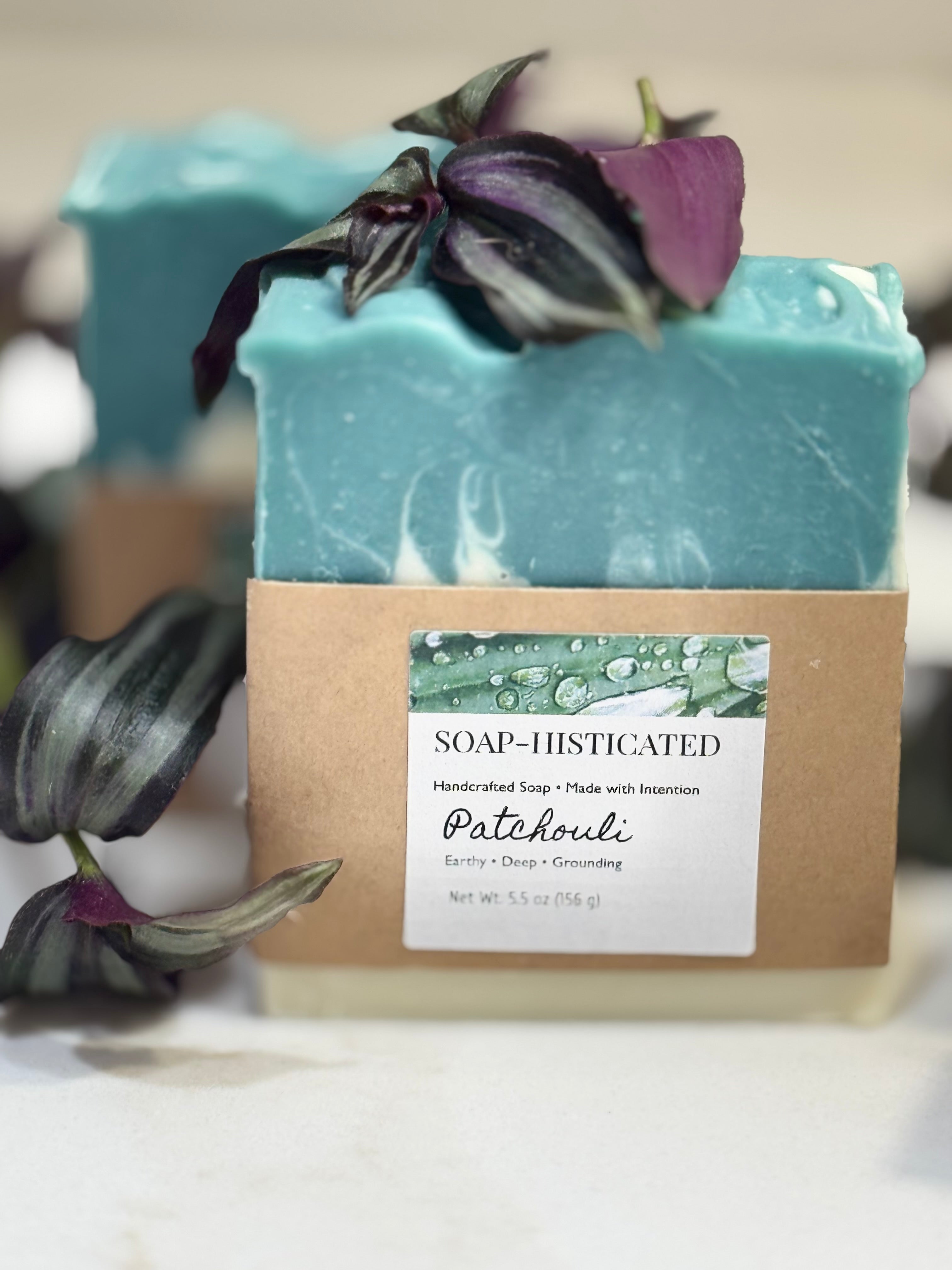 Patchouli Soap Bar – Handmade Earthy Soap with Deep Grounding Scent