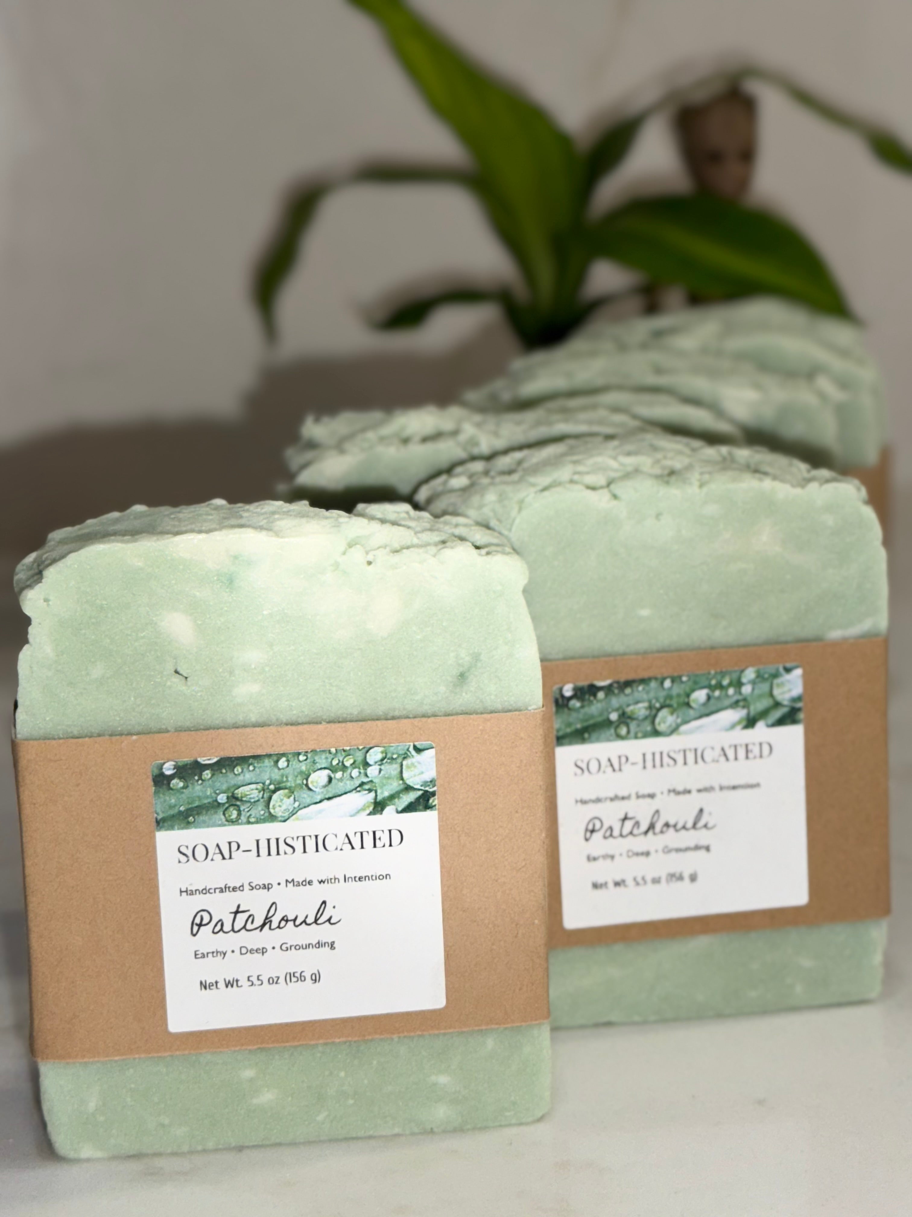 Patchouli and Rosemary - Handmade Hot Process Soap